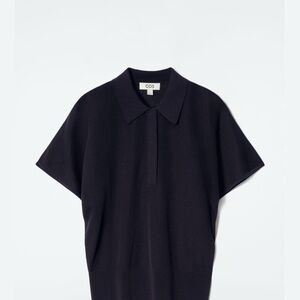 COS Men Slim Navy Polo Shirt - Size EUR XL